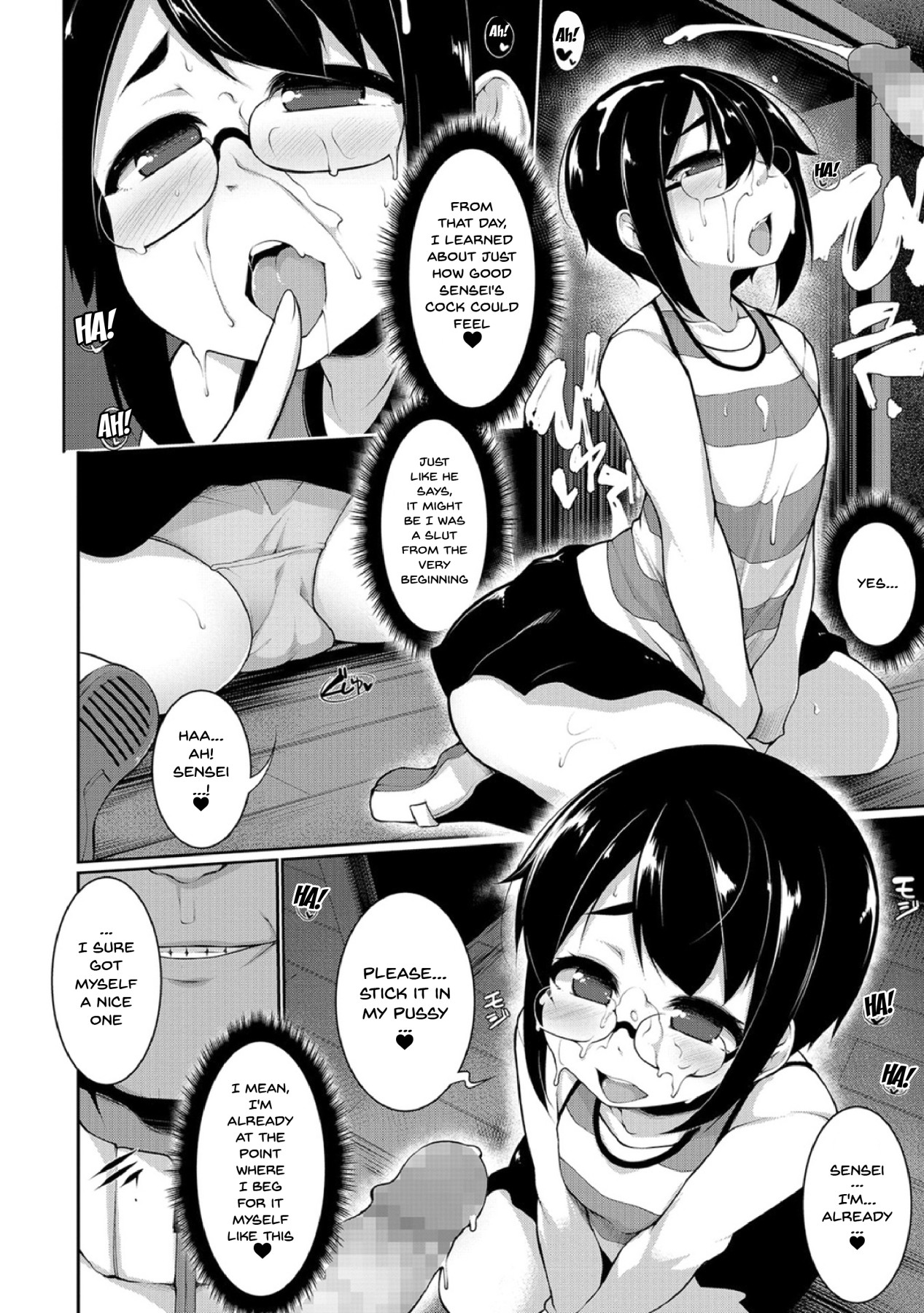 Hentai Manga Comic-The Loli In Glasses' Training Lesson!! ~Force Fucking a Timid Glasses Wearing Loli With My Big Cock~-Chapter 1-9